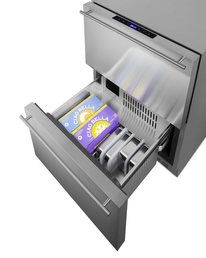 Cajón Refrigerado y Congelador 24" Summit SPRF34D