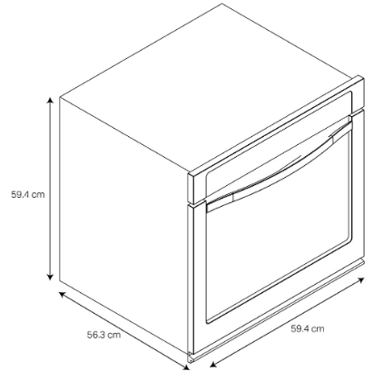 Horno Eléctrico 60cm Whirlpool WOE120S