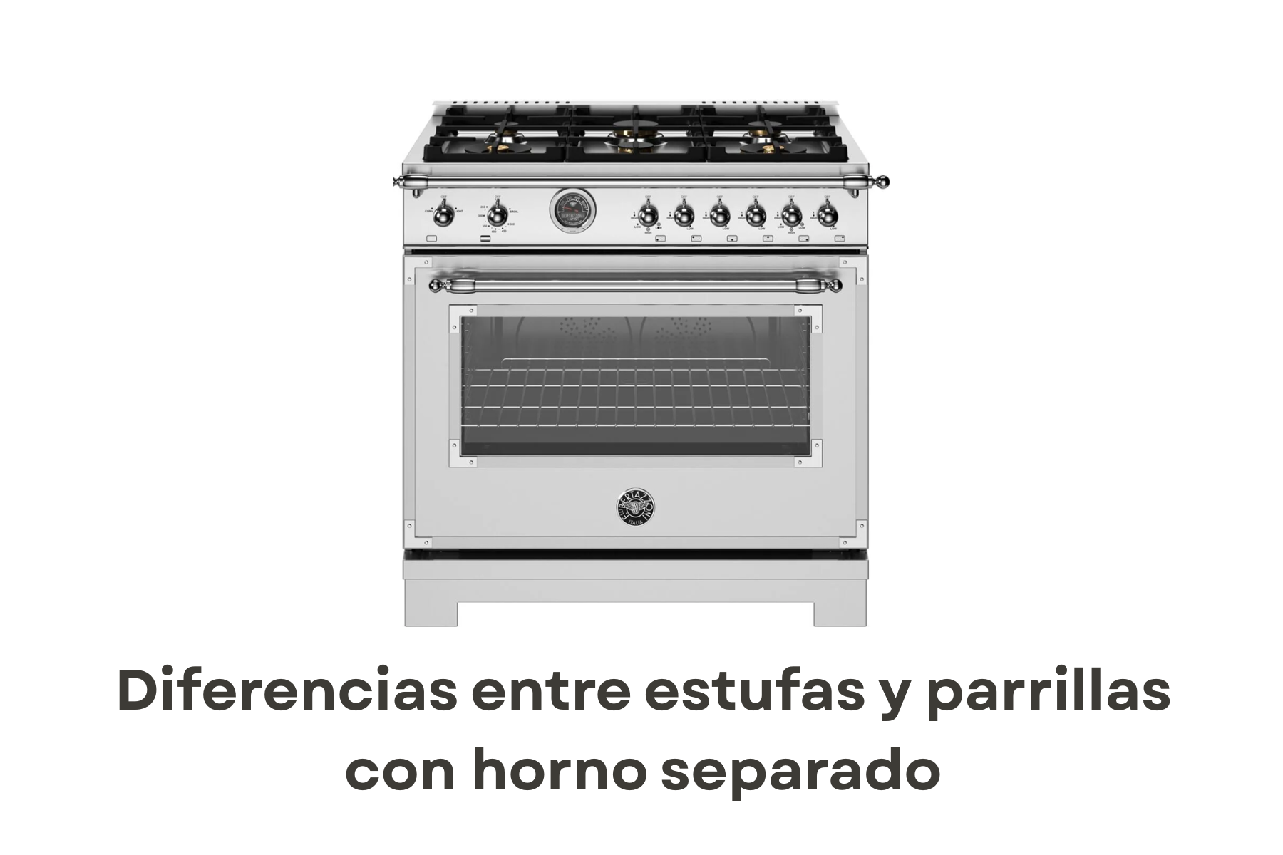 Diferencias entre Estufas y Parrillas con Horno Separado