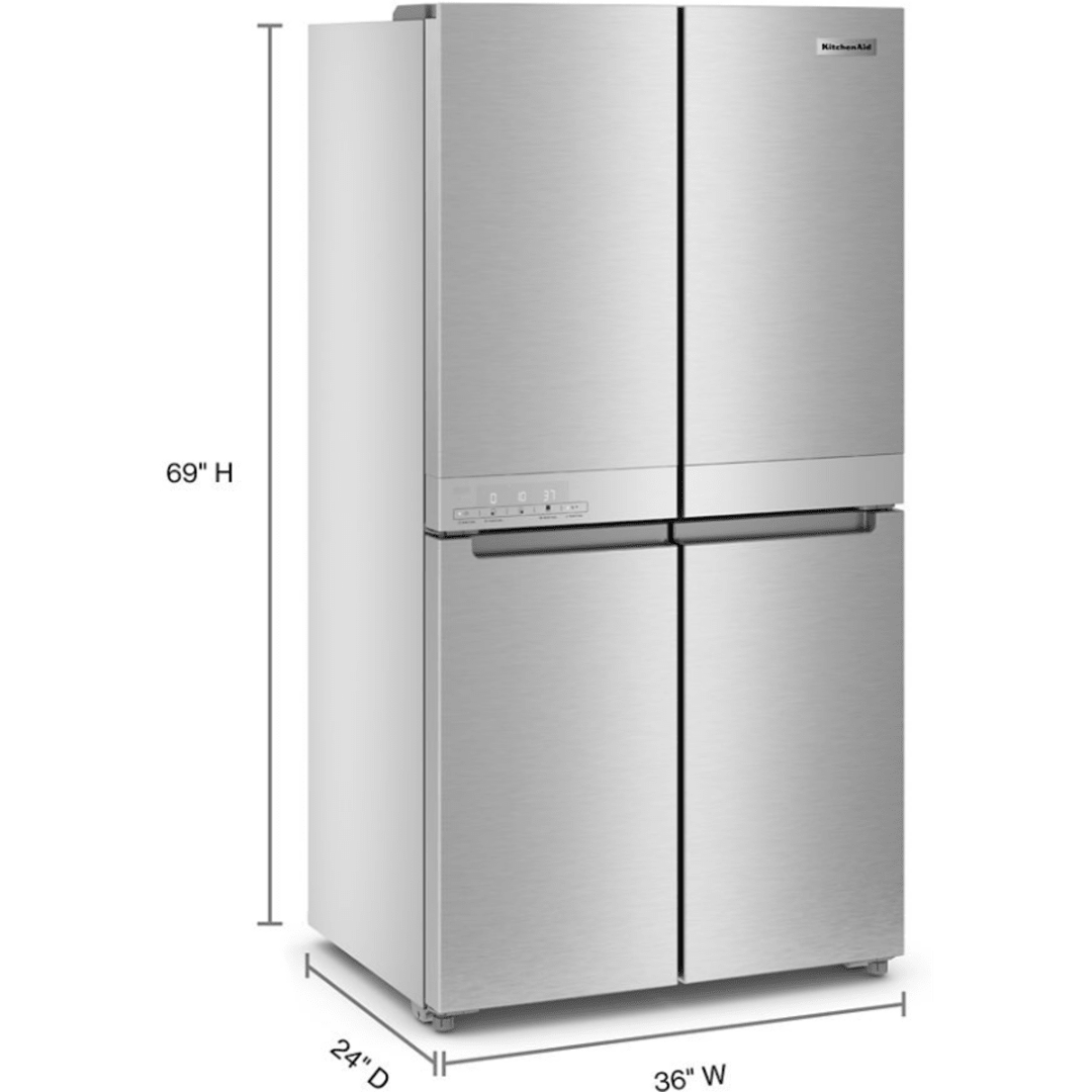 Refrigerador French Door 36" KitchenAid KRQC506MPS