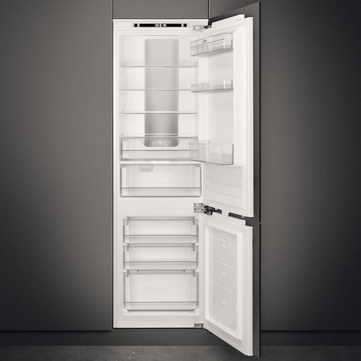Refrigerador Bottom Mount 60cm Smeg CB2485U
