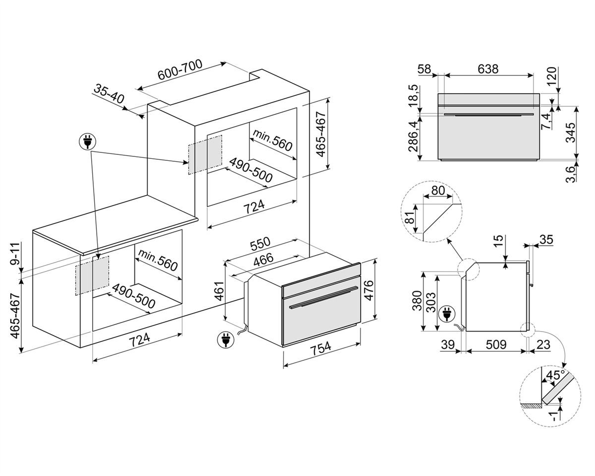 Horno de Vapor 30" Smeg SOCU3104SCG