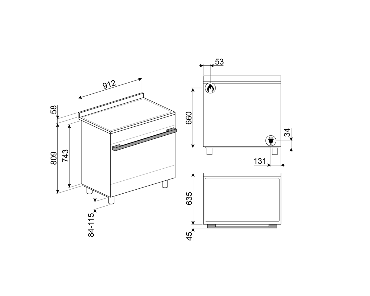 Estufa Dual 90cm Smeg CPF36UGMX
