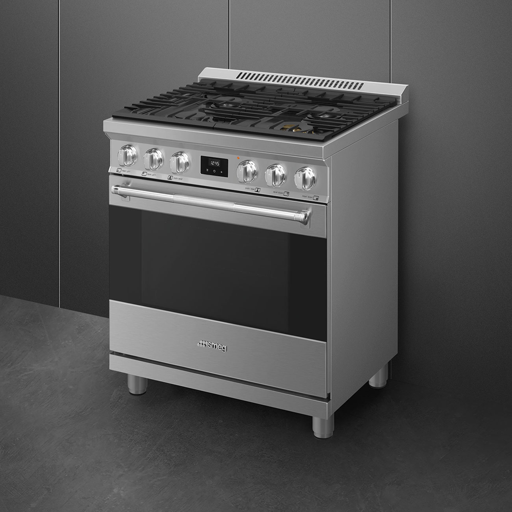 Estufa de Gas 30" Smeg SPR30UGGX