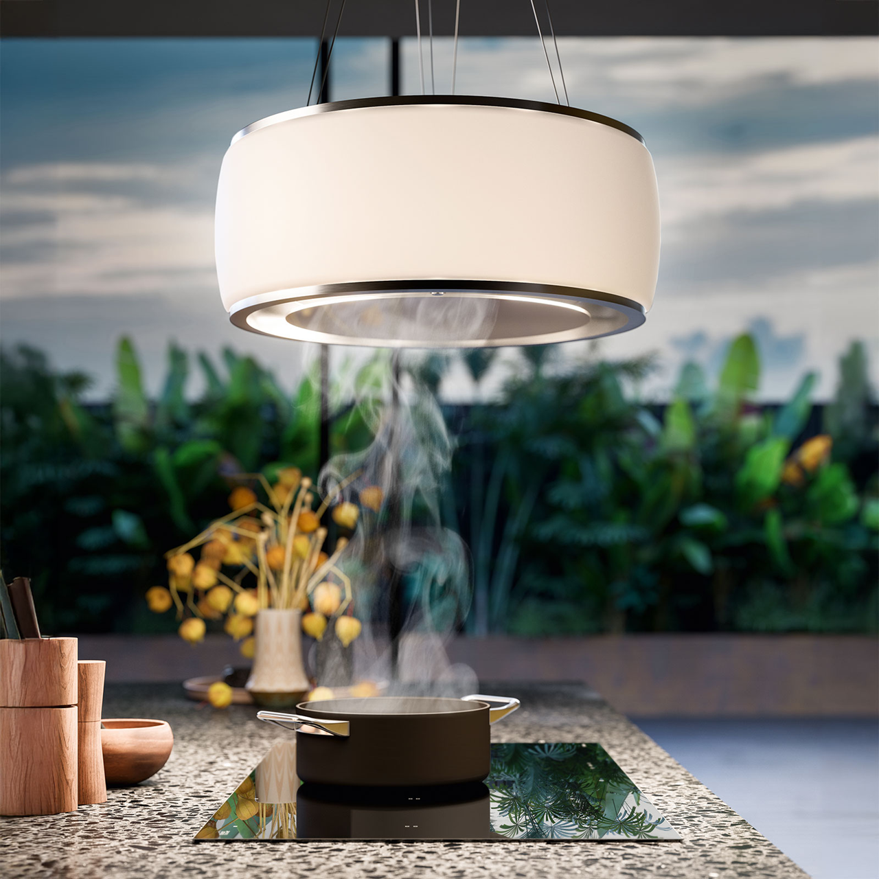 Campana de Isla 58cm Falmec Soffio