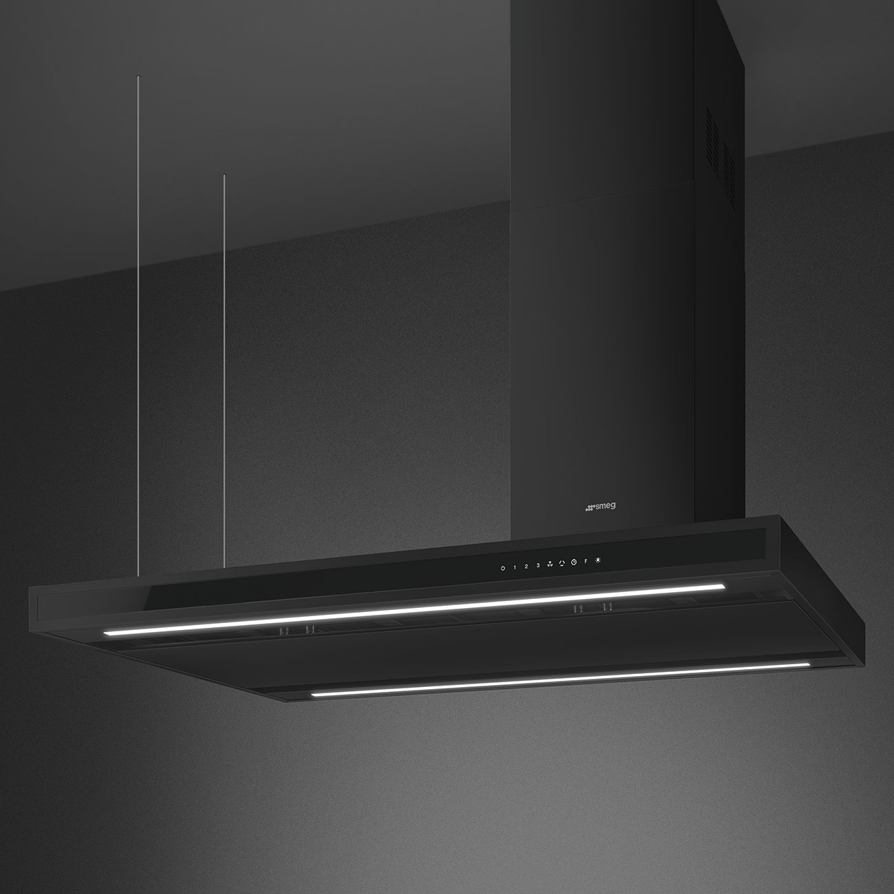Campana de Isla 120cm Smeg KLTI12L4MB
