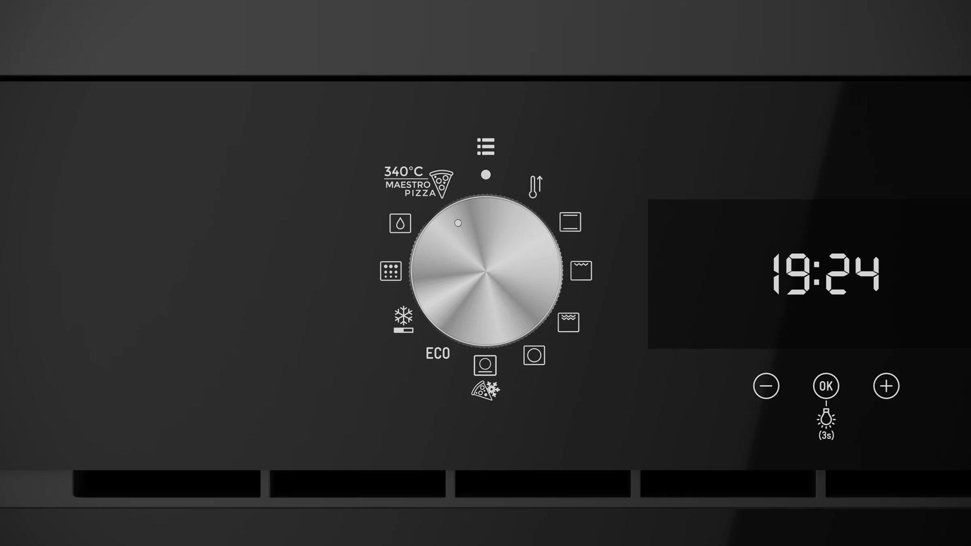 Horno Eléctrico 60cm Teka HLB 8510 P BK MAESTRO PIZZA