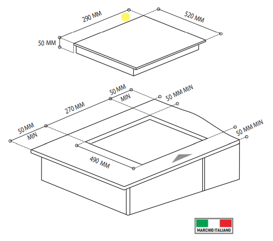 Parrilla Eléctrica 30cm Tecnolam TCH30.NE