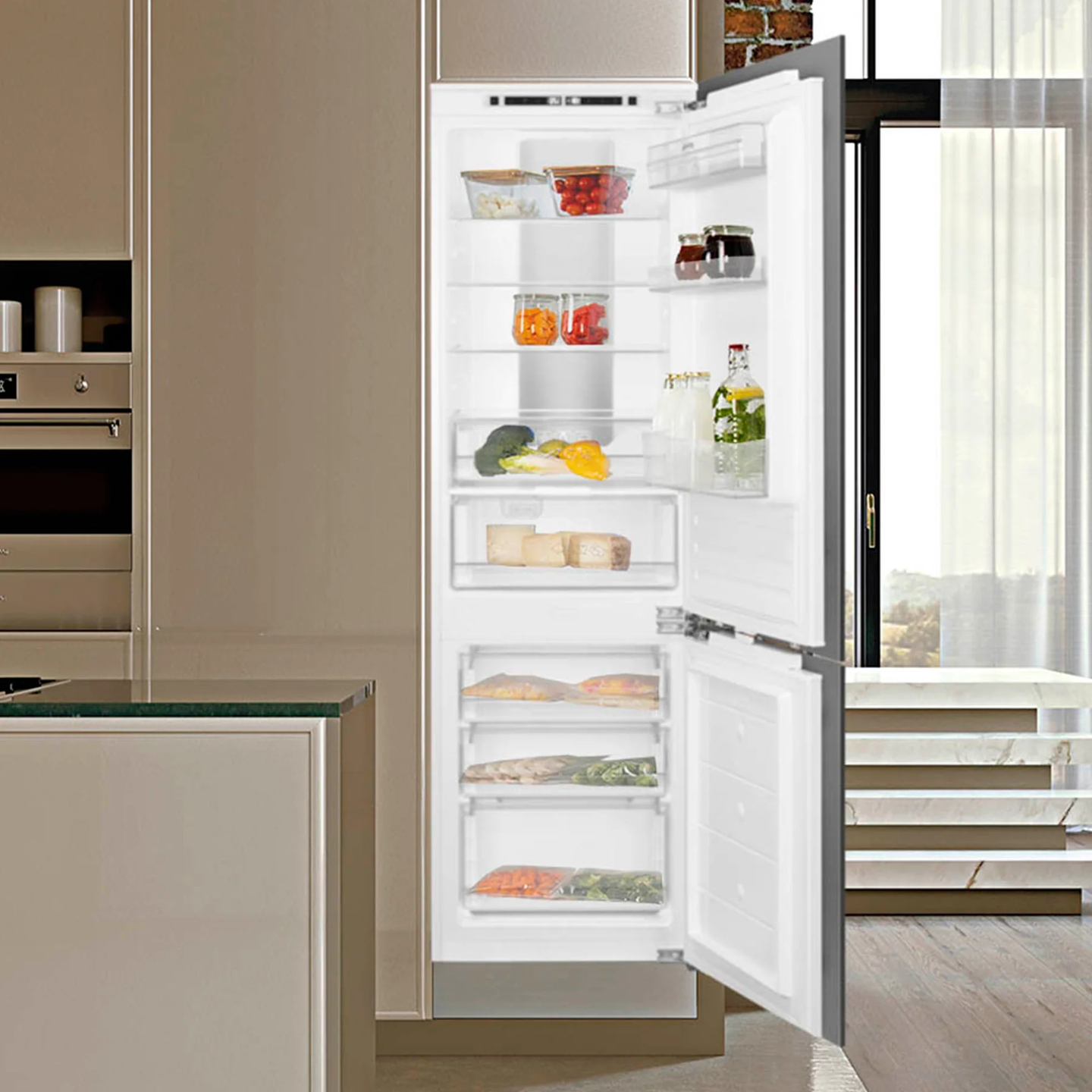 Refrigerador Bottom Mount 60cm Smeg CB2485U