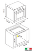Horno de Vapor 60cm Tecnolam TE60STEAMPLUS.NE