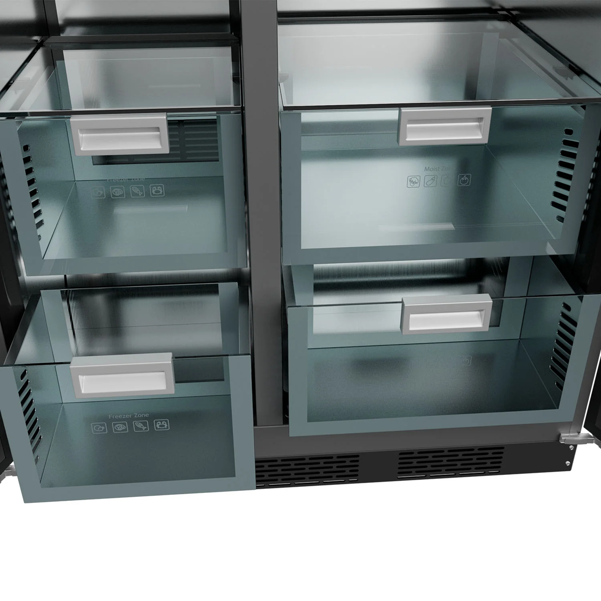 Refrigerador Side by Side 90cm Tecnolam TSS906P