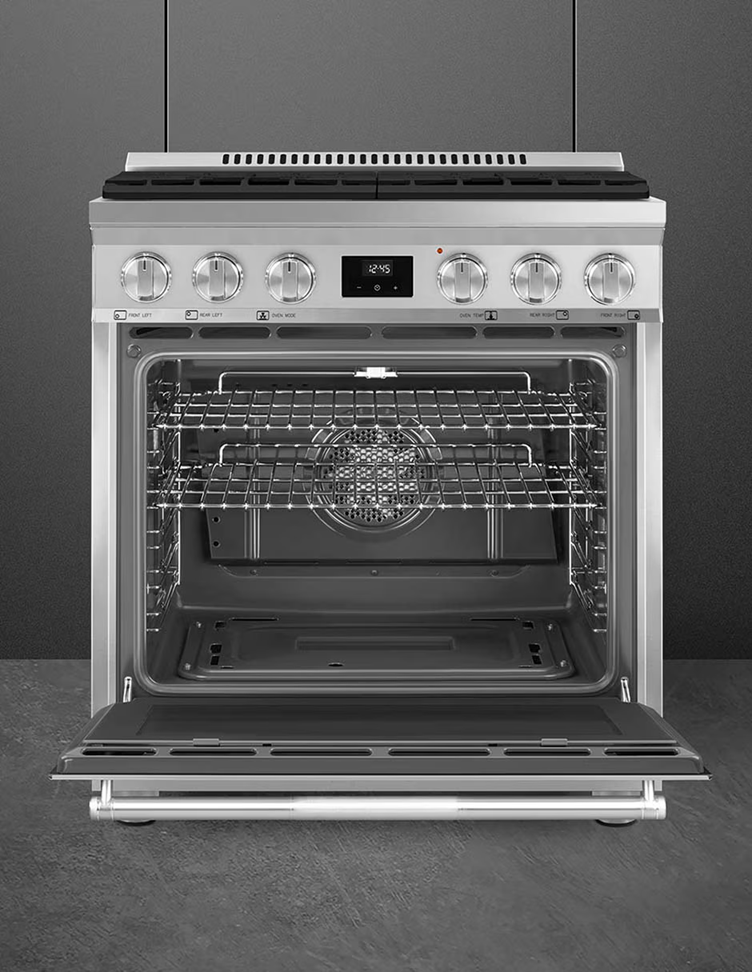 Estufa de Gas 30" Smeg SPR30UGGX