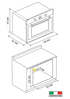 Microondas 60cm Tecnolam H45MWCG.NE