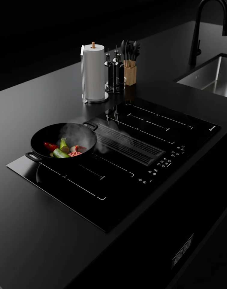 Parrilla de Inducción 83cm Tecnolam TIE83.NE