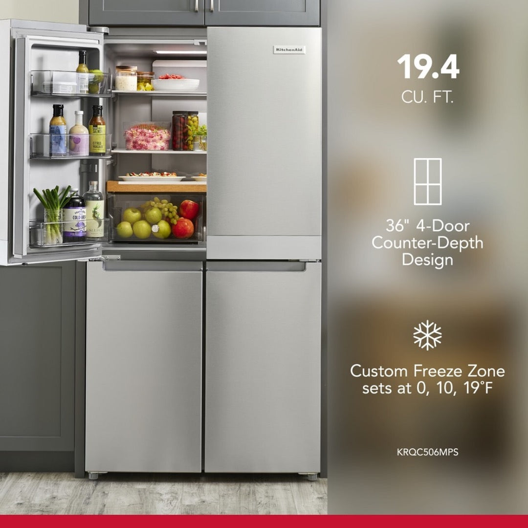 Refrigerador French Door 36" KitchenAid KRQC506MPS