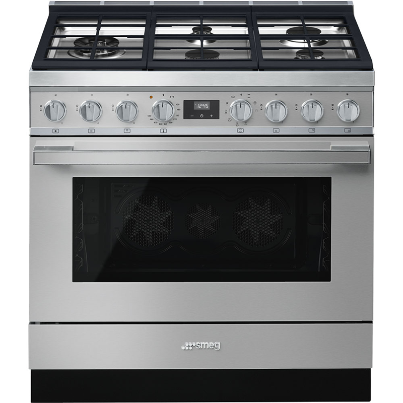 Estufa Dual 90cm Smeg CPF36UGMX