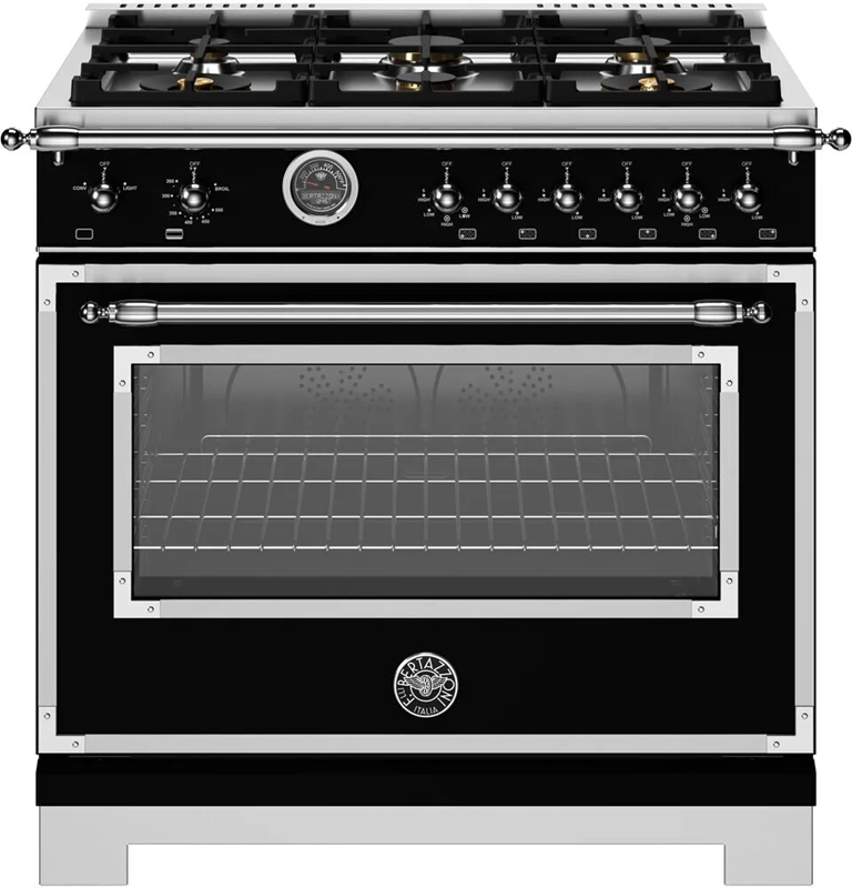 Estufa de Gas 36" Bertazzoni HER366BCFGMNET