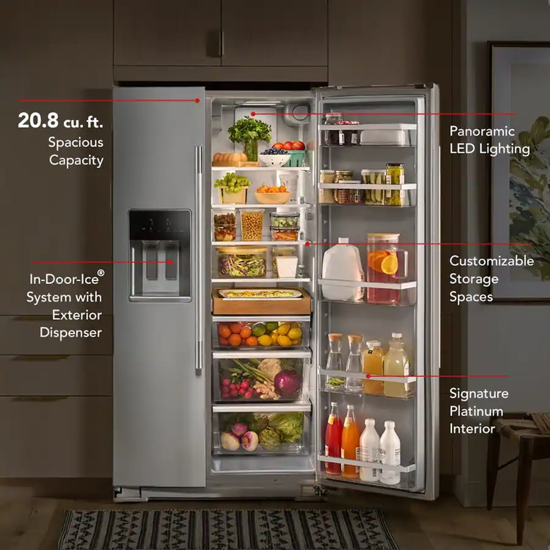 Refrigerador Side by Side 36" KitchenAid KRSC536RPS
