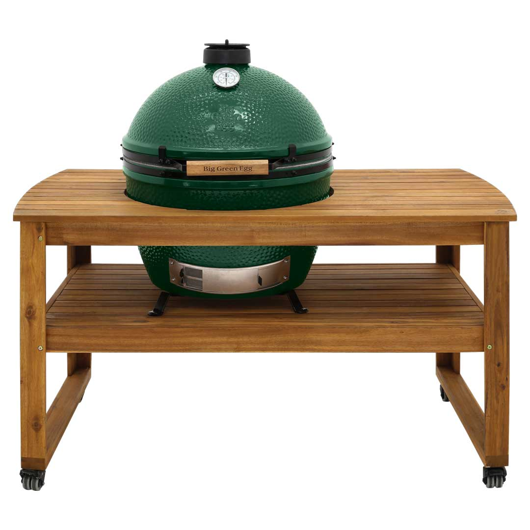 Hardwood Table - Acacia para Big Green Egg